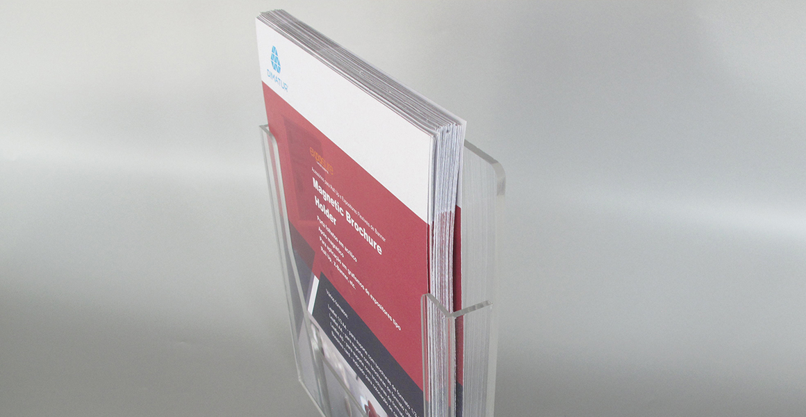 Magnetic Brochure Holder for Leaflet A5