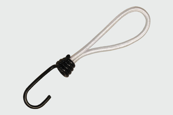 Elástico Branco com Gancho - 25cm